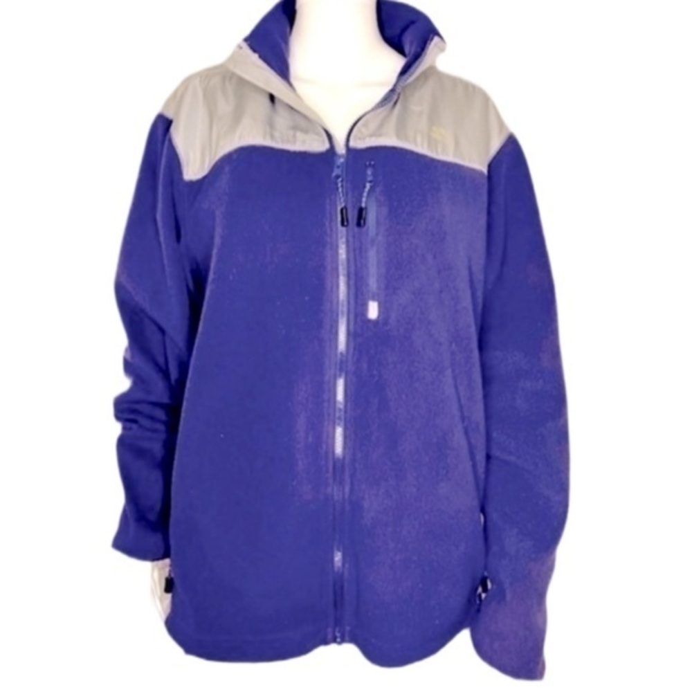 Vintage Starter Men’s Fleece Jacket – Blue/Gray – Size Large